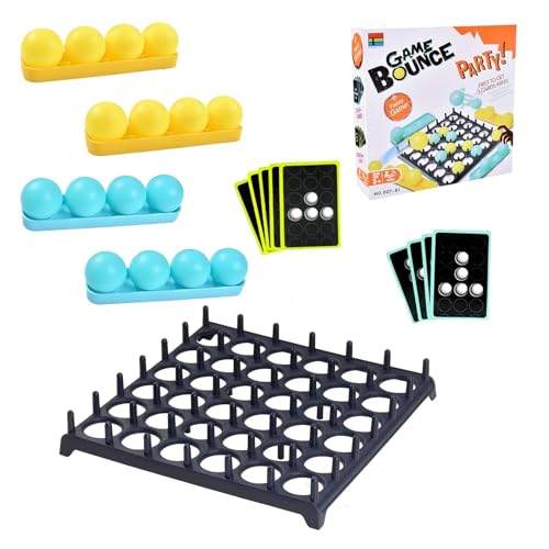 Bounce Off Game Party Desktop Bouncing Toy Jumping Ball Tischspiel Für 2-4 Spieler Familie Kinder Lernspielzeug Geschenk von YINGLUOEU