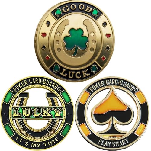 3PC Poker Card Guard Coin Collectibles Table Games Poker Poker Gifts for Men, Poker Card Protector, Poker Accessories 3PC Poker Card Guard Coin Collectibles Table Games Poker Poker Gifts for Men, Poker Card Protector, Poker Accessories von YIQILAFADA