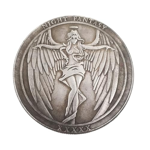 Girl Night Fantasy Flipping Game Coin Winged Fantasy Angel Elf Coin Antique Morgan Hobo Nickel Coin von YIQILAFADA