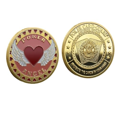 Poker Card Guard Coin Collectibles Table Games Poker - Good Luck, Las Vegas, Poker Accessories, Pot Committed, Shark, Donkeys, Quees, Ace King Lucky Coin von YIQILAFADA