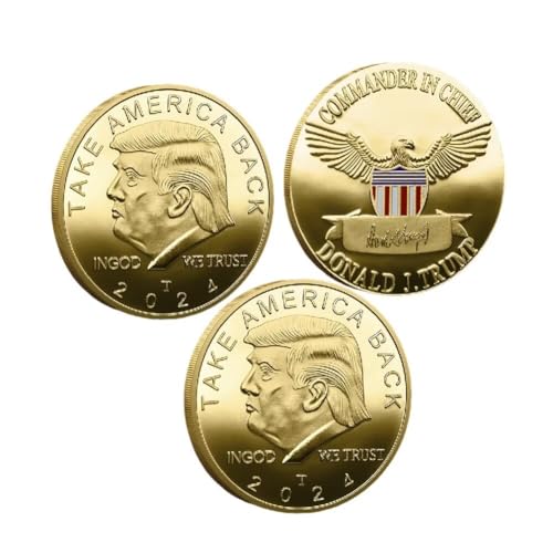 Präsident Donald Trump Münze, Trump 2024 Coin Take America Back Challenge Coin von YIQILAFADA