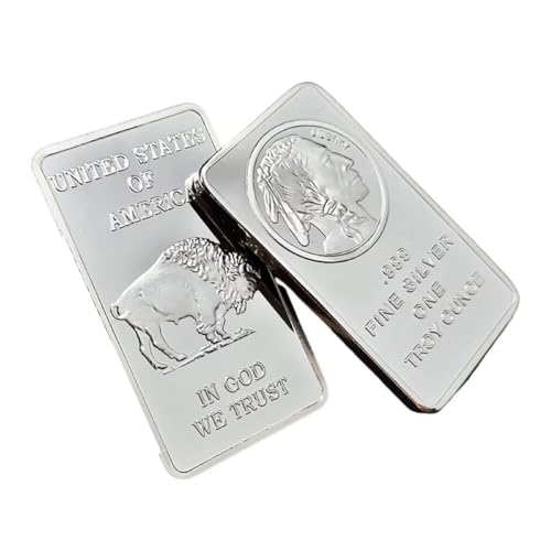 Replik Indian Design 28.3 g One Troy Ounce Bullion Bar mit Büffeldesign von YIQILAFADA