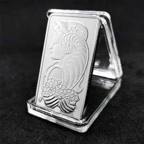 Suisse Lady Fortuna Silver Bar, Replica Silver Bullion for Paperweight Movie Prop Novelty Gift von YIQILAFADA