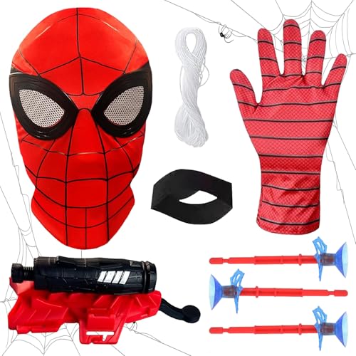 YISKY Spider Launcher Handschuhe, Handschuh Launcher, Spider Kunststoff Handschuh, Handgelenk Launcher Set, Hero Launcher Handgelenk Spielzeug Set, Lustiges Lernspielzeug Requisiten für Kinder von YISKY