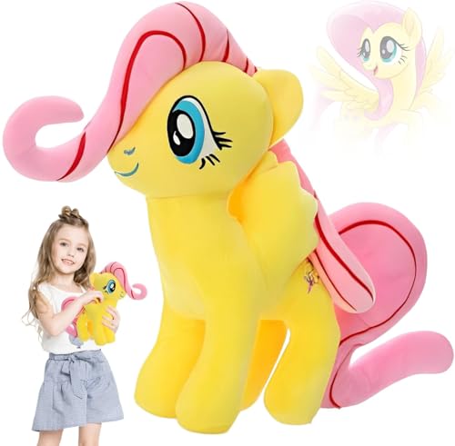 Rainbow Dashs Kuscheltier, Stofftier Pony Regenbogen, Plüschtier Little Pferd, Gefüllte Fluttershy Plüschpuppe, Plushies Pferd Spielzeug Puppe Geschenk von YISKY