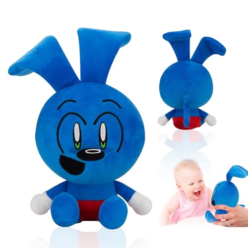 Riggy Plush, Rabbit Monkey Plush, Rabbit Monkey Plushies Toy, Rabbit Monkey Riggy, Rabbit Monkey Riggy, Blue Riggy Plush, New Horror Game Riggy Plushies Toy, Weihnachten Funny Gift for Fans and Kids von YISKY