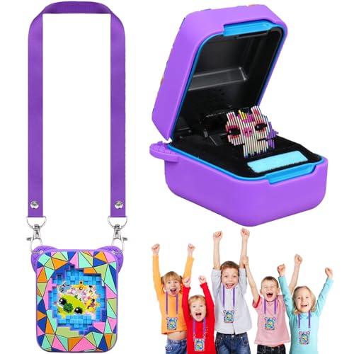 Silikon Abdeckung Fall für Bit-zee Magi-cals, Silikon Schutz Tasche für Bit-zee Magi-cals, Bit-zee Magi-cals Digital Haustier Schutz Haut Hülle für Bit-zee Magi-cals Haustiere Kinder Spielzeug, Lila von YISKY