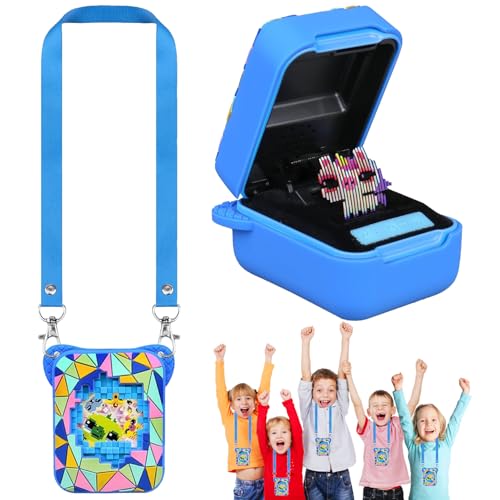 Silikon Abdeckung Fall für Bit-zee Magi-cals, Silikon Schutz Tasche für Bit-zee Magi-cals, Bit-zee Magi-cals Digital Haustier Schutz Haut Hülle für Bit-zee Magi-cals Haustiere Kinder Spielzeug, Blau von YISKY