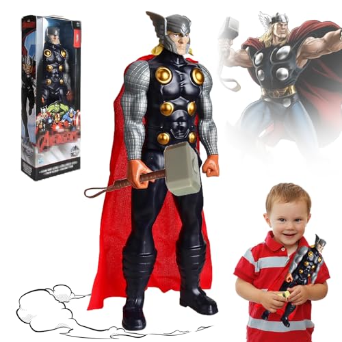 YISKY Thor Action Figure, 30 cm Hero Serie Action Thor Figur, Thor Modell Spielzeug, Party Thor Figur, Super Freunde Action Figuren, Hero Figuren für Kinder ab 4 Jahren Geburtstagsgeschenk von YISKY