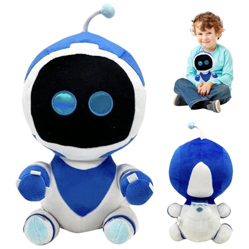 YISKY Astro Bot Plüsch, Astro Bot Figur für Kinder, Astro Bot Plush, Weicher Gefüllter Roboterplüsch, Astro Bot Plüschspielfigur Plüsch, Roboter Plüschspielzeug für Halloween Weihnachten von YISKY