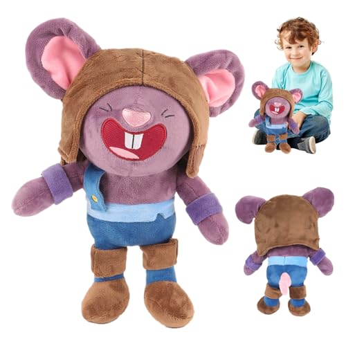 YISKY Maus Plüschtier, 30 cm Maus Cartoon Plüsch Puppen, Mäuse Cartoon Plüsch Figur, Maus Kuscheltier, Blind Eye Mäuse Plüsch, Maus Plush Doll, Maus Plush Toy, Mäuse Stofftier, für Jungen und Mädchen von YISKY