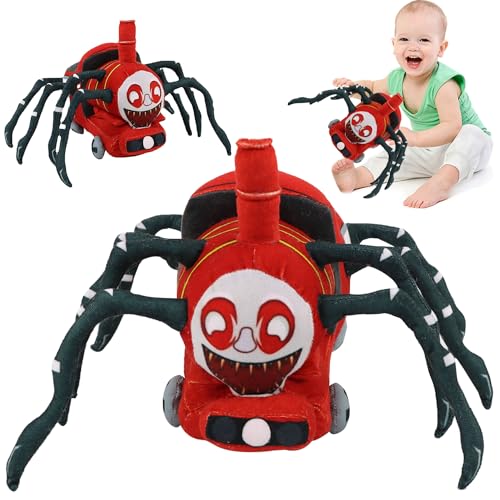 Choo Choo Charle Plush Toy, Charles Zug Plüsch Spielzeug, Spider Train Plüschtier, Choo Choo Charles Plüschtier, Spinnenzug Plüschtier Puppe, Charles Zug Puppe, Geschenke für Kinder Geburtstag von YISKY