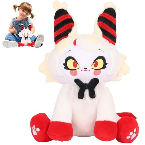 YISKY Hazbin Hotel Puppe, 30cm Hazbin Plush Toy, Cartoon Hazbin Hotel Hugging Plush, Plush Hazbin Hotel Doll, Hazbin Plüschtiere, Hazbin Hotel Plushies Toy, Hazbin Kuscheltier, Geschenke für Kinder von YISKY