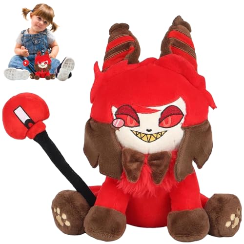 YISKY Hazbin Hotel Puppe, 30cm Hazbin Plush Toy, Cartoon Hazbin Hotel Hugging Plush, Plush Hazbin Hotel Doll, Hazbin Plüschtiere, Hazbin Hotel Plushies Toy, Hazbin Kuscheltier, Geschenke für Kinder von YISKY