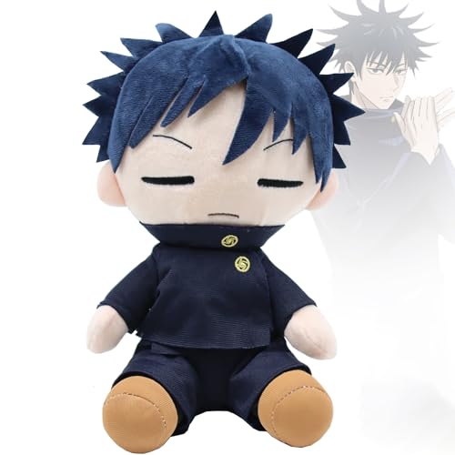 YISKY Jujutsu Kaisen Plüschtier, Fushiguro Megumi Anime Plüschpuppe, Jujutsu Kaisen Plush Toy, Fushiguro Megumi Plush Doll, Fushiguro Megumi Figuren Stoffpuppen, für Jungen und Mädchen von YISKY