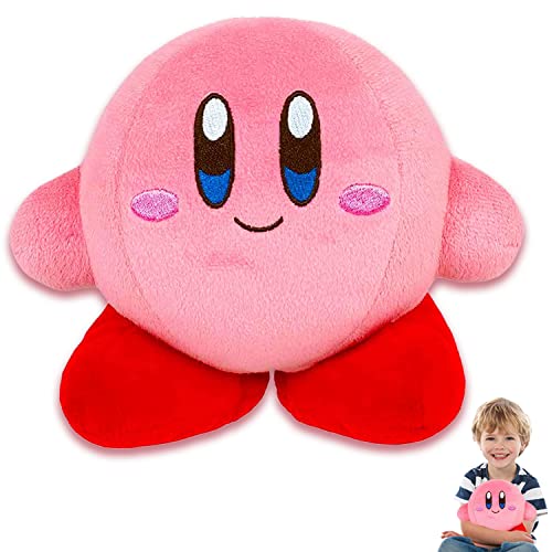 YISKY Kirby Plush Soft Doll, Kirby Figuren Kuscheltier, Kawaii Kirby Kuscheltier, Kirby Cartoon Anime Plush, Kirby Plüschtier, Kinder Cartoon Plüschtier, Geschenke für Kuscheltierliebhaber (Rosa) von YISKY