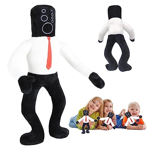 YISKY Plush, 31cm Cartoon Plush Doll, Toy, Stuffed Plush Figure, Titan Speakerman Stuffed Toys, Plüschtier Kuscheltier für Spielfans (Weiß) von YISKY