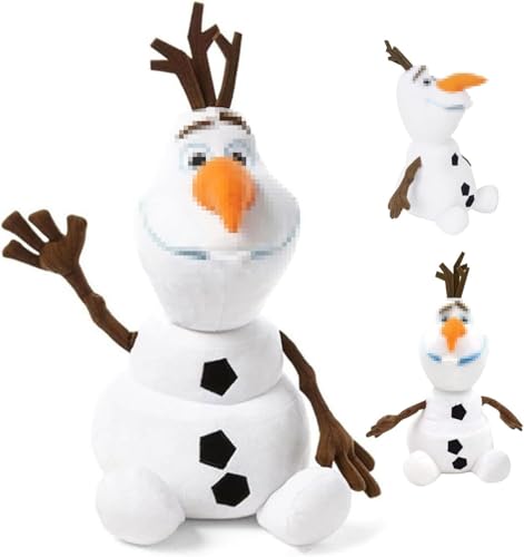 YISKY tofftier Olaf, 30cm Olaf Schneemann, Frozen II Olaf, Schneemann Plüschtier, Olaf Kuscheltier, Kuscheltier Snowman Plush, Snowman II Olaf Schneemann, Eiskönigin, Schneemann Plüsch Puppe Geschenk von YISKY