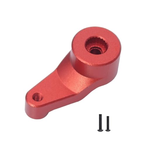 YIUPEDRFG 1 stücke Aluminium Legierung Servo Horn Arm Für 1/14 14210 14209 On Road Fahrzeuge Starke Rot RC Auto Zubehör ersatz Teile von YIUPEDRFG