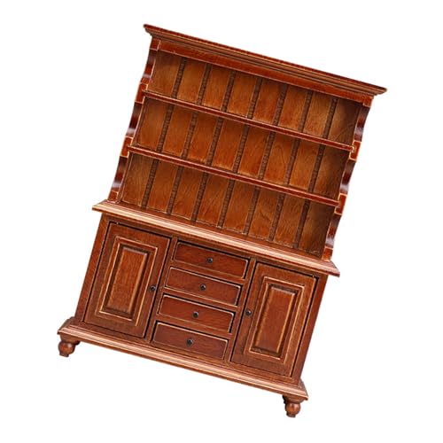 1/12 Puppenhäuser Zubehör Holzschrank mit funktionierender Schublade und Türen für Wohnzimmer Küche Szenenlayouts Puppenhäuser Zubehör mit zu öffnender Schublade 1/12 Puppenhäuser Zubehör Holzschrank mit funktionierender Schublade und Türen für Wohnzimmer Küche Szenenlayouts Puppenhäuser Zubehör mit zu öffnender Schublade von YIZITU