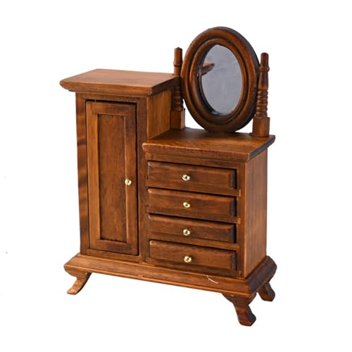 1/16 Puppenhäuser Kleine Kommode Miniatur Möbel für Szene Display Dekoration Spielzeug Sammlungen Zubehör 1/16 Puppenhäuser Kleine Kommode Miniatur Möbel für Szene Display Dekoration Spielzeug Sammlungen Zubehör von YIZITU