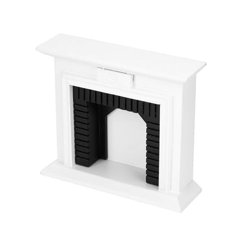 1:12 Puppenhäuser Miniatur Möbel Holz Schwarz Weiß Kamine Dekoration Zubehör für Wohnkultur Dekoration Zubehör 1:12 Puppenhäuser Miniatur Möbel Holz Schwarz Weiß Kamine Dekoration Zubehör für Wohnkultur Dekoration Zubehör von YIZITU