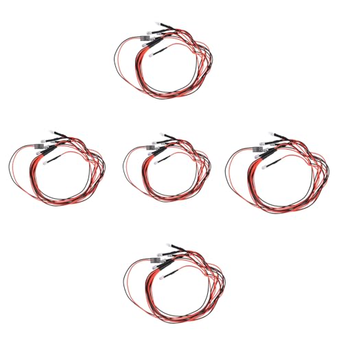 5 mm LED-Autoscheinwerfer, 6 weiße für ferngesteuerte Modelle, LED-Leuchten für Spielzeug, drinnen und draußen, Spielen, ferngesteuerte Auto-Lichter 5 mm LED-Autoscheinwerfer, 6 weiße für ferngesteuerte Modelle, LED-Leuchten für Spielzeug, drinnen und draußen, Spielen, ferngesteuerte Auto-Lichter von YIZITU