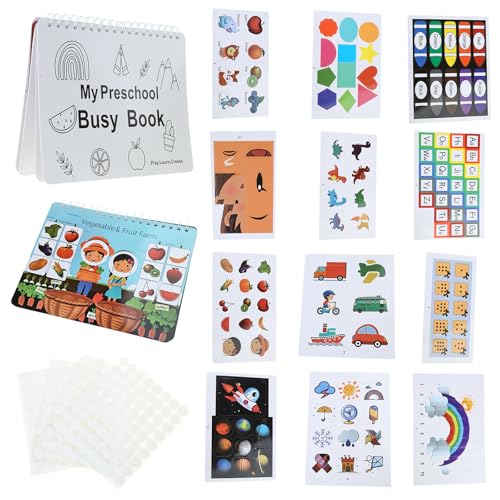 Aktivitätenbuch für Kleinkinder, Vorschule, beschäftigtes Lernen, Lernspielzeug für Farbformen, Kognition, Malen, frühes Lernbuch Aktivitätenbuch für Kleinkinder, Vorschule, beschäftigtes Lernen, Lernspielzeug für Farbformen, Kognition, Malen, frühes Lernbuch von YIZITU