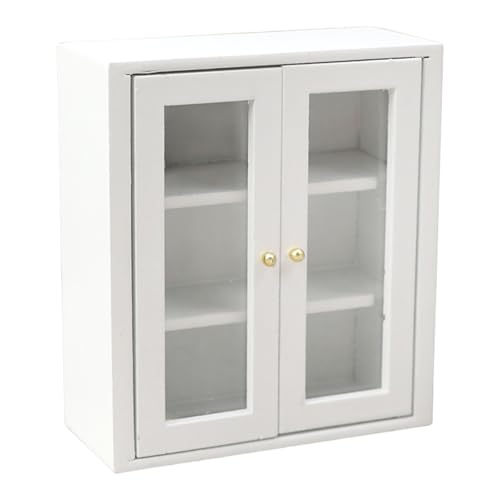 Ausstellungsregal für Puppenhaus kleines Holz Bücherregal Modell Vitrine 1:12 Modell Spielzeug Mädchen Puppenhäuser Pretend Play Miniatur Home Decors Ausstellungsregal für Puppenhaus kleines Holz Bücherregal Modell Vitrine 1:12 Modell Spielzeug Mädchen Puppenhäuser Pretend Play Miniatur Home Decors von YIZITU