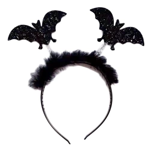 Cosplay Fledermausflügel/Spinne Stirnband Schwarz Haarbänder Halloween Party Haarschmuck von YIZITU