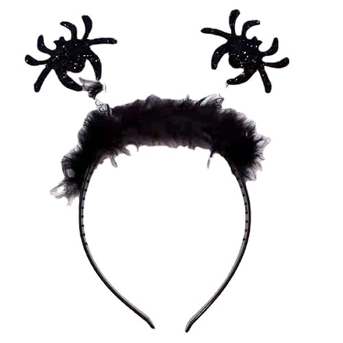 Cosplay Fledermausflügel/Spinne Stirnband Schwarz Haarbänder Halloween Party Haarschmuck von YIZITU