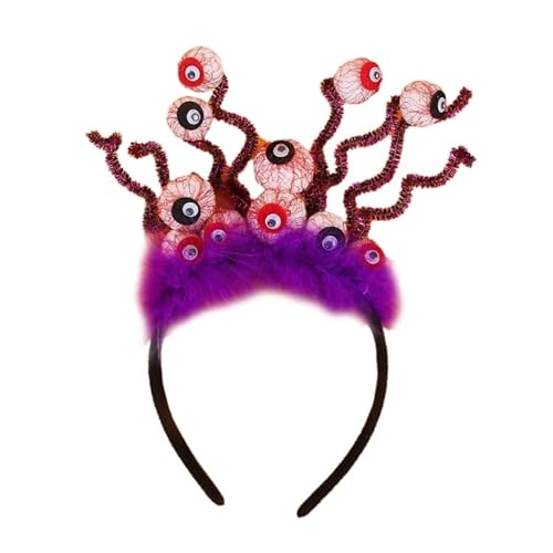 Halloween Hairhoop Dark Series Exploding Eyeball Headband Festival Costume Props von YIZITU