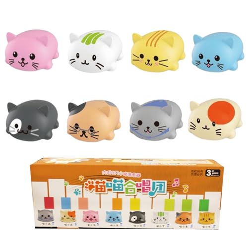 YIZITU Interaktive Musik Haustier Spielzeug 8PCS Set Creative Scale Klavier Spielen Bildungsgeschenk Für Kinder Erwachsene Katzen Klavierspielzeug Musikalische Set Für Kätzchen YIZITU Interaktive Musik Haustier Spielzeug 8PCS Set Creative Scale Klavier Spielen Bildungsgeschenk Für Kinder Erwachsene Katzen Klavierspielzeug Musikalische Set Für Kätzchen von YIZITU