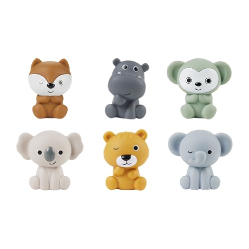 Kleinkind-Badespielzeug ohne Loch, schönes Tier-Set, Zubehör für Babys von 6 bis 12 Monaten, genießen Sie das Baden und den täglichen Gebrauch, weiches Baby-Badespielzeug Kleinkind-Badespielzeug ohne Loch, schönes Tier-Set, Zubehör für Babys von 6 bis 12 Monaten, genießen Sie das Baden und den täglichen Gebrauch, weiches Baby-Badespielzeug von YIZITU