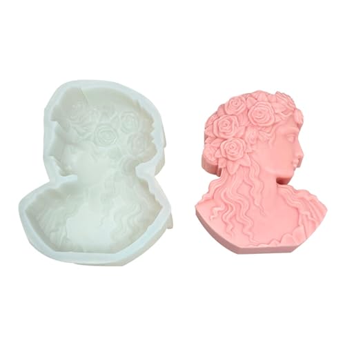 Lady Statue Candle SIlicones Molds Woman Figurine Candle Molds For Making Candle Soap Gypsum Decorations von YIZITU