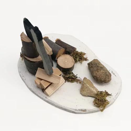 Maßstab 1:12, realistische Feldlandschaftsszenen, Puppenhäuser, Dekoration, Zubehör, Holz, Miniatur-Gartenornamente, Geschenke, Puppenhäuser, Dekorationen, Zubehör Maßstab 1:12, realistische Feldlandschaftsszenen, Puppenhäuser, Dekoration, Zubehör, Holz, Miniatur-Gartenornamente, Geschenke, Puppenhäuser, Dekorationen, Zubehör von YIZITU