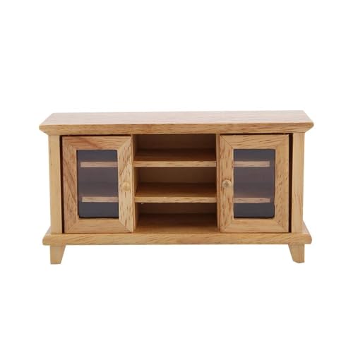 Miniatur 1 12 Puppenhäuser Stabiles Holz TVs Schrank Wohnzimmer Möbel Zubehör Dekoration Für Kreative Spielen Puppenhäuser Schrank Miniatur 1 12 Puppenhäuser Stabiles Holz TVs Schrank Wohnzimmer Möbel Zubehör Dekoration Für Kreative Spielen Puppenhäuser Schrank von YIZITU