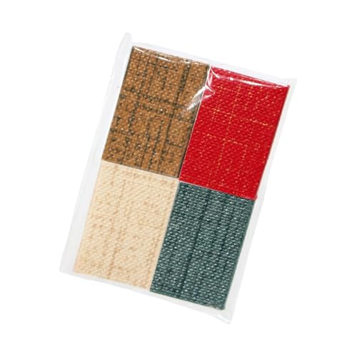 Miniatur-Puppenhäuser, Bücher für Bücherregal-Dekoration und interaktives Rollenspiel, Landschaftszubehör, 4 Stück Miniatur-Puppenhäuser, Bücher für Bücherregal-Dekoration und interaktives Rollenspiel, Landschaftszubehör, 4 Stück von YIZITU