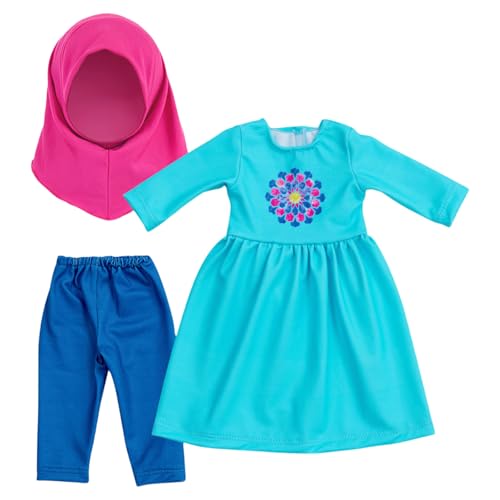 Muslims Dress Pajama For Dolls Girl Wear Trousers For 18 Inch Girl Dolls Outfit Dress Clothing Collection Doll Outfits Muslims Dress Pajama For Dolls Girl Wear Trousers For 18 Inch Girl Dolls Outfit Dress Clothing Collection Doll Outfits von YIZITU