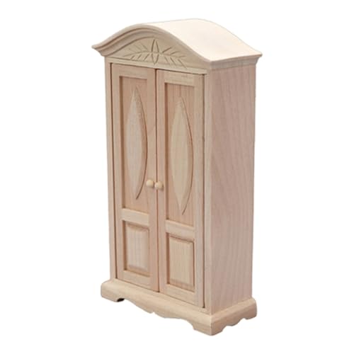 Puppenhäuser Dekoration Zubehör Maßstab 1:12 Miniaturmöbel Vintage Minis Holzschnitzerei Kleiderschrank Geschenke Dekoration Zubehör Puppenhäuser Dekoration Zubehör Maßstab 1:12 Miniaturmöbel Vintage Minis Holzschnitzerei Kleiderschrank Geschenke Dekoration Zubehör von YIZITU