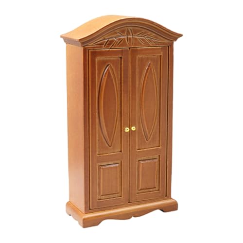 Puppenhäuser Dekoration Zubehör Maßstab 1:12 Miniaturmöbel Vintage Minis Holzschnitzerei Kleiderschrank Geschenke Dekoration Zubehör Puppenhäuser Dekoration Zubehör Maßstab 1:12 Miniaturmöbel Vintage Minis Holzschnitzerei Kleiderschrank Geschenke Dekoration Zubehör von YIZITU