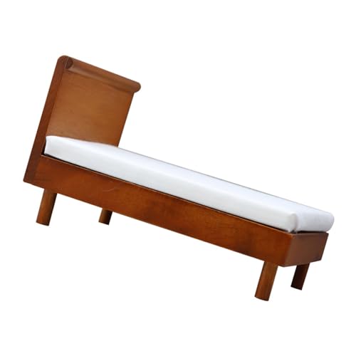 Puppenhäuser im Maßstab 1:12, Miniaturmöbel, Holz, Doppelbett, Dekoration, Zubehör für die Dekoration, Puppenhäuser, Dekoration, Zubehör Puppenhäuser im Maßstab 1:12, Miniaturmöbel, Holz, Doppelbett, Dekoration, Zubehör für die Dekoration, Puppenhäuser, Dekoration, Zubehör von YIZITU