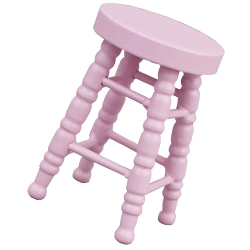 Realistischer Holzhocker, Zakka, Rollenspiel, rundes Obermodell, Vintage, 1:12, Puppenhaus-Detail, Puppenhäuser Realistischer Holzhocker, Zakka, Rollenspiel, rundes Obermodell, Vintage, 1:12, Puppenhaus-Detail, Puppenhäuser von YIZITU