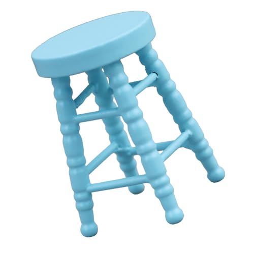 Realistischer Holzhocker, Zakka, Rollenspiel, rundes Obermodell, Vintage, 1:12, Puppenhaus-Detail, Puppenhäuser Realistischer Holzhocker, Zakka, Rollenspiel, rundes Obermodell, Vintage, 1:12, Puppenhaus-Detail, Puppenhäuser von YIZITU