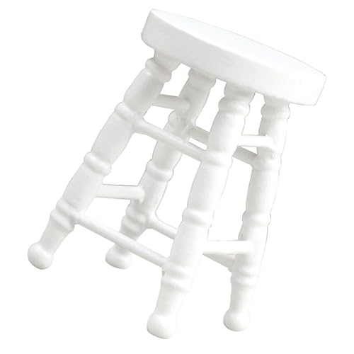 Realistischer Holzhocker, Zakka, Rollenspiel, rundes Obermodell, Vintage, 1:12, Puppenhaus-Detail, Puppenhäuser Realistischer Holzhocker, Zakka, Rollenspiel, rundes Obermodell, Vintage, 1:12, Puppenhaus-Detail, Puppenhäuser von YIZITU