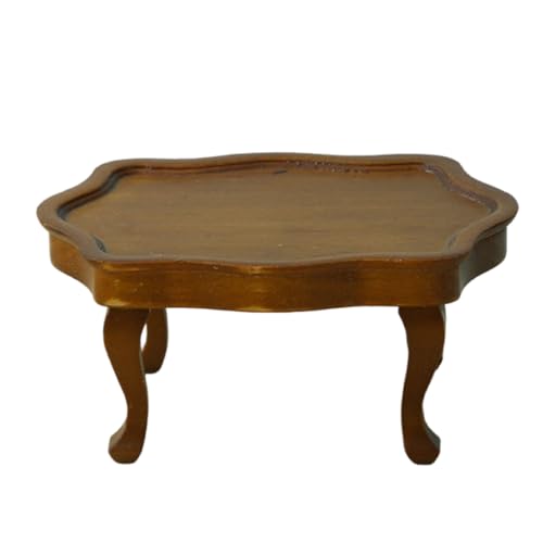 Realistischer Miniatur-Beistelltisch, Teetisch für Puppenhäuser, Wohnzimmer, Szene zum Präsentieren von kleinen Speisen und Getränken, Puppenhäuser, Beistelltisch Realistischer Miniatur-Beistelltisch, Teetisch für Puppenhäuser, Wohnzimmer, Szene zum Präsentieren von kleinen Speisen und Getränken, Puppenhäuser, Beistelltisch von YIZITU