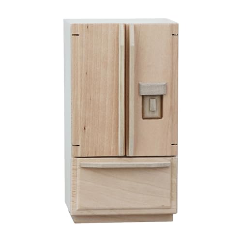 Realistisches Miniatur-Kühlschrankmodell aus Holz für 1/12 Puppenhäuser, Enthusiasten und Hobbyisten, Kunsthandwerksprojekt, Szenen-Display, Puppenhäuser, Küchen-Display Realistisches Miniatur-Kühlschrankmodell aus Holz für 1/12 Puppenhäuser, Enthusiasten und Hobbyisten, Kunsthandwerksprojekt, Szenen-Display, Puppenhäuser, Küchen-Display von YIZITU