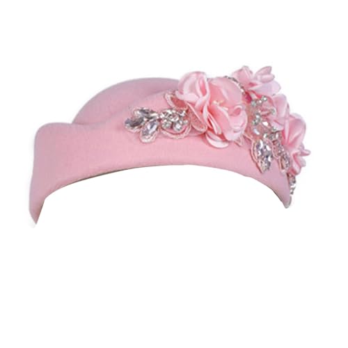 YIZITU 1. Britisch inspirierter bestickter Hut, verstellbar, Unisex-Design, Schmuckstein-Details, leicht, 11 Farben, Unisex mit Schmucksteinen YIZITU 1. Britisch inspirierter bestickter Hut, verstellbar, Unisex-Design, Schmuckstein-Details, leicht, 11 Farben, Unisex mit Schmucksteinen von YIZITU