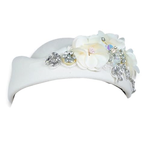 YIZITU 1. Britisch inspirierter bestickter Hut, verstellbar, Unisex-Design, Schmuckstein-Details, leicht, 11 Farben, Unisex mit Schmucksteinen YIZITU 1. Britisch inspirierter bestickter Hut, verstellbar, Unisex-Design, Schmuckstein-Details, leicht, 11 Farben, Unisex mit Schmucksteinen von YIZITU