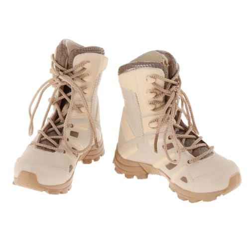 YIZITU Actionfigur im Maßstab 1/6, Herrenstiefel, Kletterschuh für Modell-Hobbyisten und Sammler, Handwerksprojekt, Zubehör, Soldatenschuhe YIZITU Actionfigur im Maßstab 1/6, Herrenstiefel, Kletterschuh für Modell-Hobbyisten und Sammler, Handwerksprojekt, Zubehör, Soldatenschuhe von YIZITU